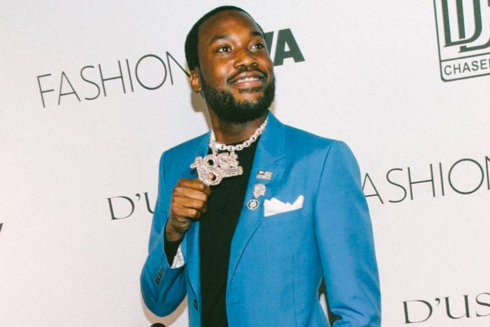Meek Mill graced the carpet in a 'Freedom' shirt. - Here's What
