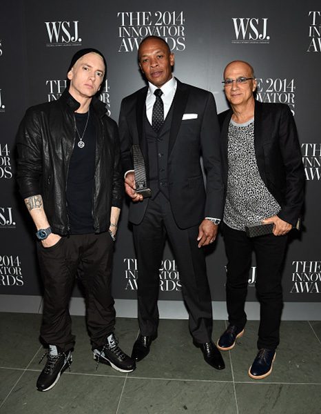 Eminem Honors Dr. Dre at Wall Street Journal Innovator Awards