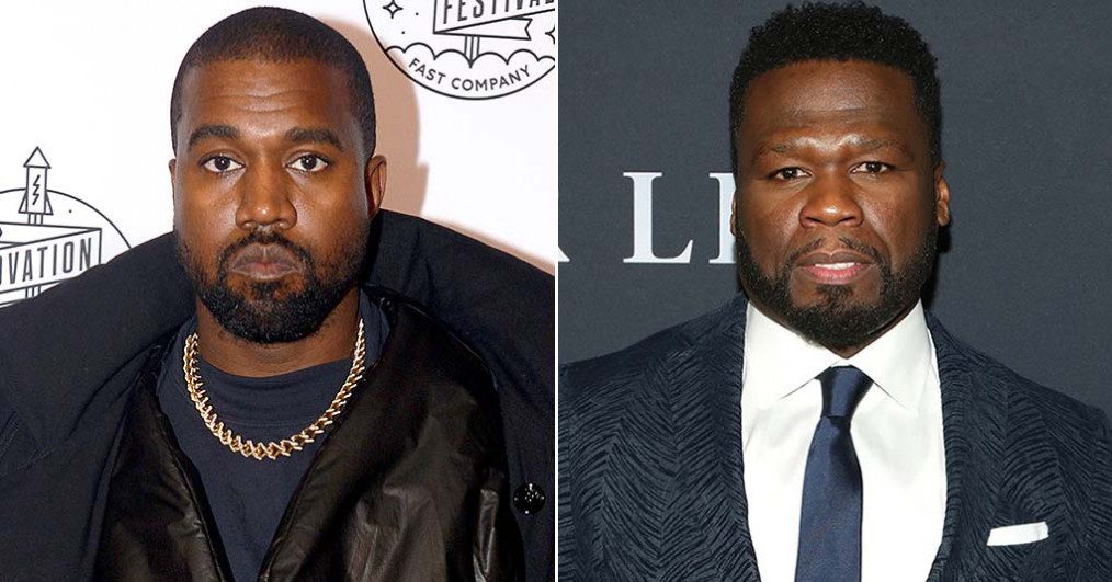 Kanye West Calls Out 50 Cent for Sharing Fake 'Diarrhea' Post About Kim ...